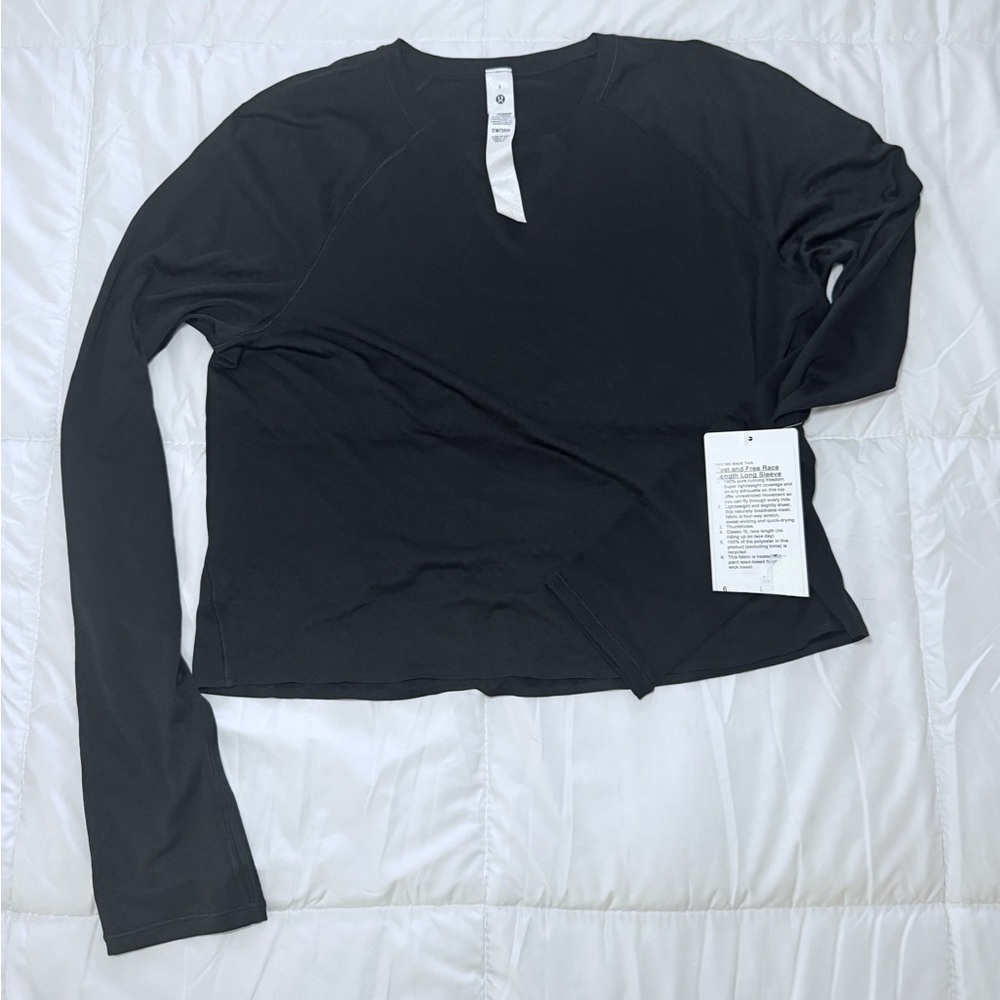 lululemon fast and free race length long sleeve
